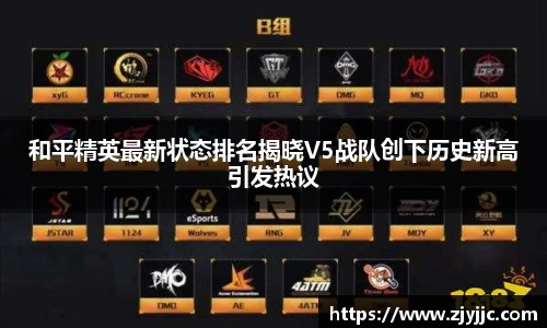 和平精英最新状态排名揭晓V5战队创下历史新高引发热议